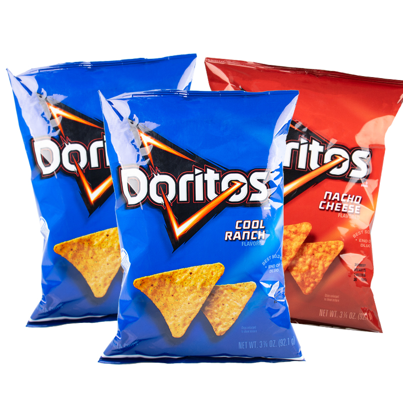 美国进口 Doritos 奶酪味玉米片 92.1gx3袋