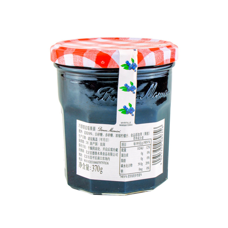 法国进口bonne maman巧婆婆果酱 永嘉食品果酱