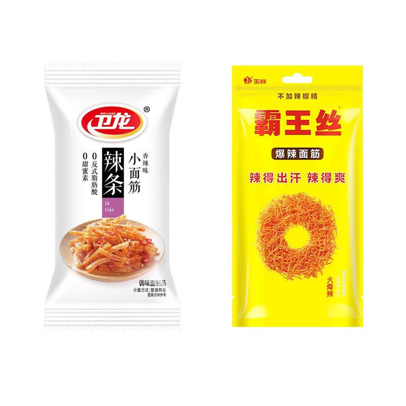 霸王丝小面筋组合500g辣条地道网红麻辣特产礼包休闲食品_悦联品牌集合店_零食_坚果_特产