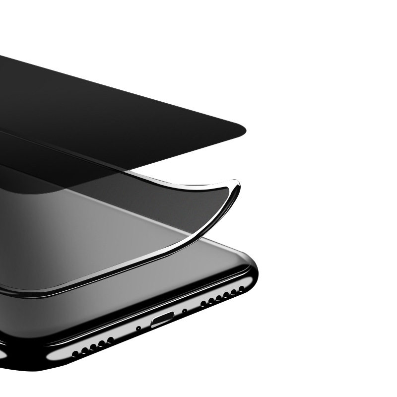 适用苹果13钢化膜防窥iPhone14Pro max软边防摔防爆玻璃12pro全屏XR全覆盖Xs陶瓷膜11手机贴膜11屏保气囊软膜