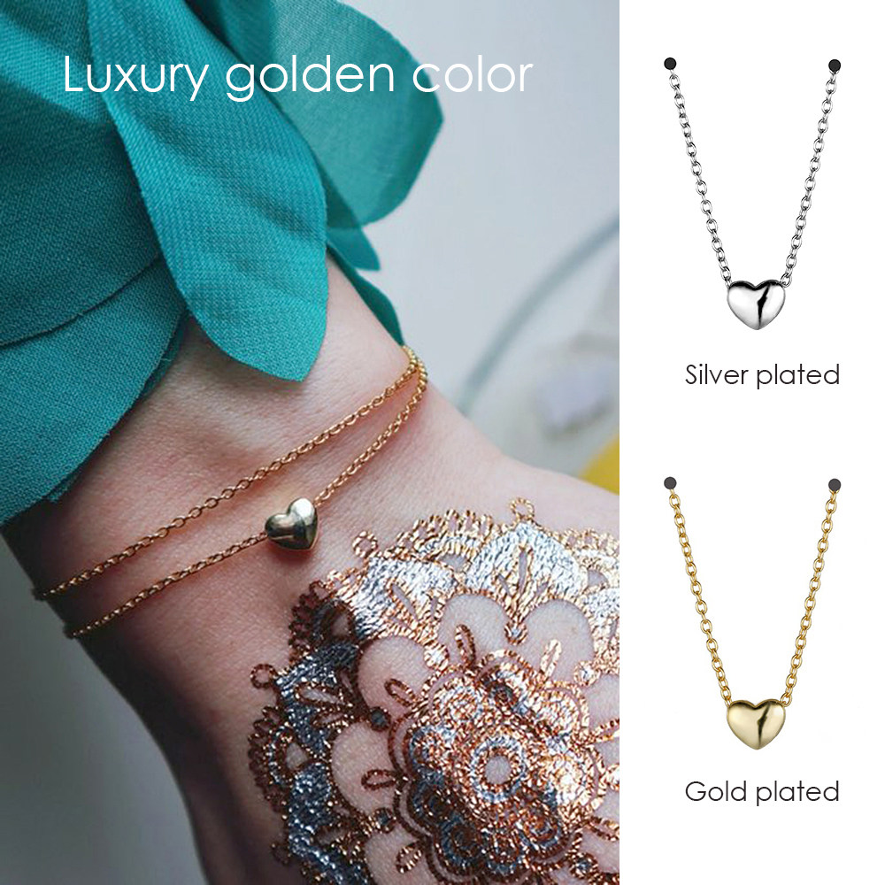 镀金桃心s925银项链钛钢镀礼物吊坠 carlidana卡丽丹娜项链