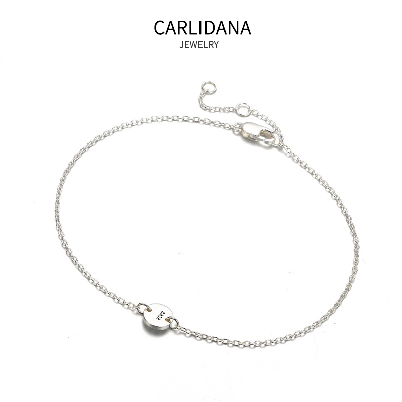 925纯银金色圆的魅力珠宝首饰手镯 carlidana卡丽丹娜手链