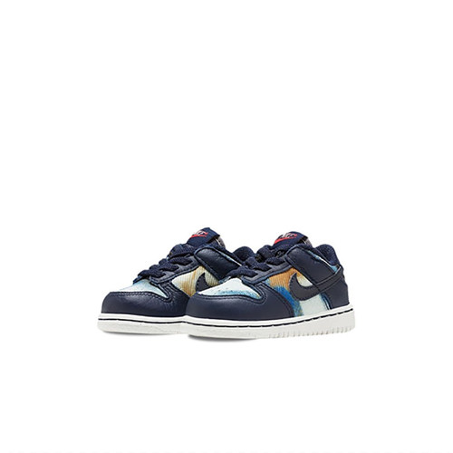 Nike耐克 Dunk Low 儿童经典低帮黑曜石休闲运动板鞋DM1048-400 - 图0