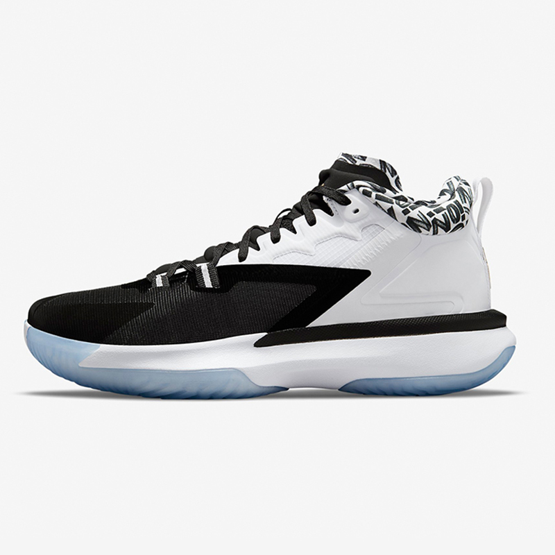 耐克篮球鞋Jordan Zion 1黑白耐磨缓震锡安一代运动鞋DA3129-002 - 图2