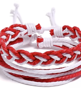 手工编织小众设计手绳简约冷淡风