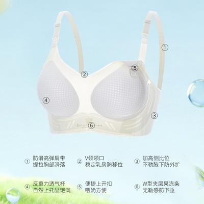 ROVO哺乳内衣女聚拢防下垂
