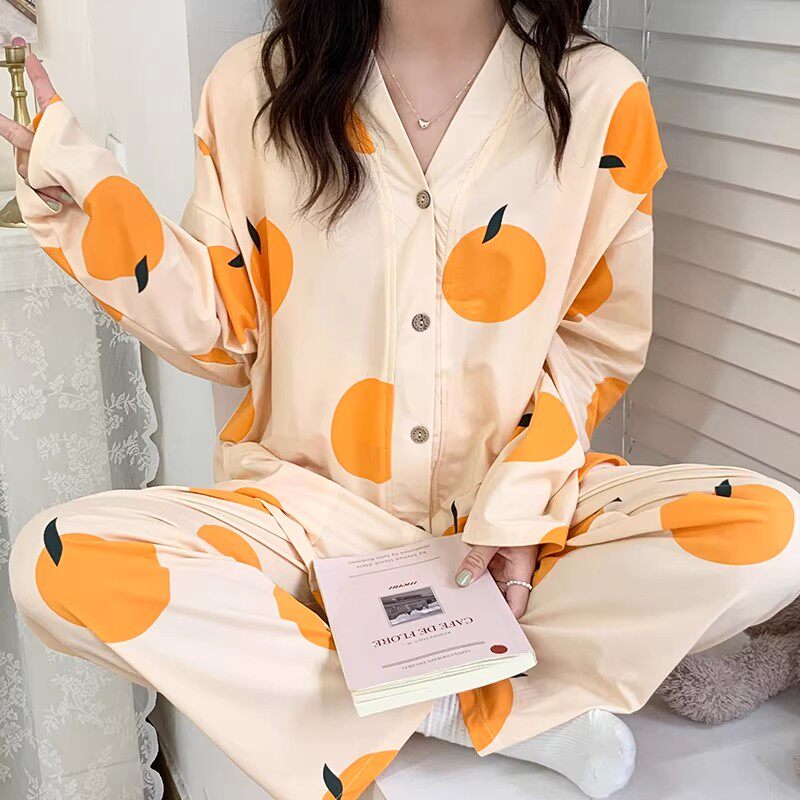 ROVO春夏孕妇哺乳睡衣 产后家居服套装