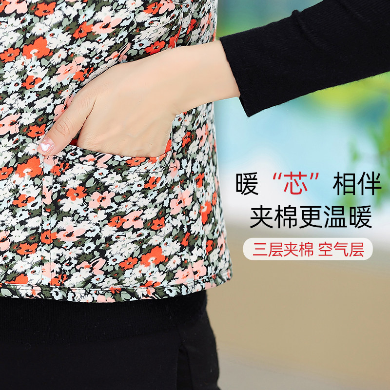 加棉加厚！妈妈装秋冬马甲