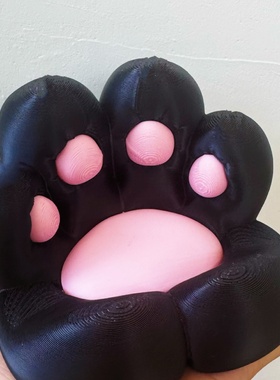 手机支架 桌面摆件 猫咪爪爪托盘 可爱创意装饰品 环保3D打印工艺