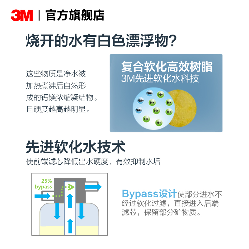 【请前往3M净水旗舰店购买】3M净水器家用厨下舒活泉SDW-8000T-CN - 图1