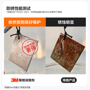 3M除锈剂防锈解锈螺丝轮胎金属生锈去铁锈防护润滑清洁金属除锈剂