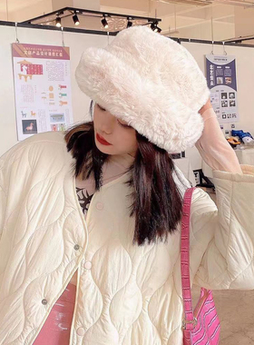 安佳蜜渔夫帽甜美可爱男女冬季