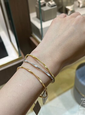 Marco Bicego Marrakech素金扭扭手镯 巴黎萌猫正品代购