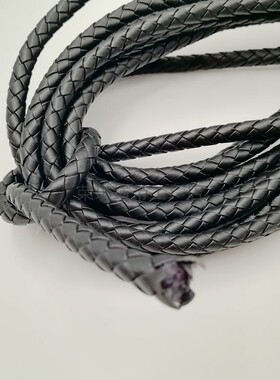 现货皮绳pu绳手工编织绳8mm15mm红黑银色金色绳子箱包绳饰品装饰