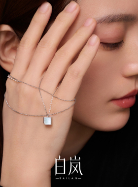 【4月上新】白岚方间项链女轻奢简约锁骨链2026新款XL6200