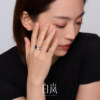 Bailan halo ring women's 925 silver 2026 new versatile ring ring QL4558