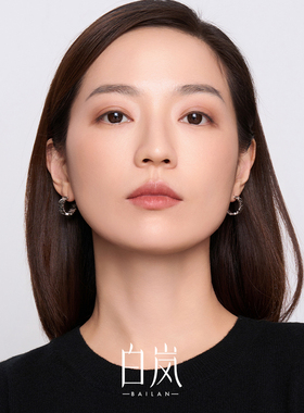 白岚松叶耳环925银小众耳钉耳饰精致通勤百搭首饰女气质ED4537
