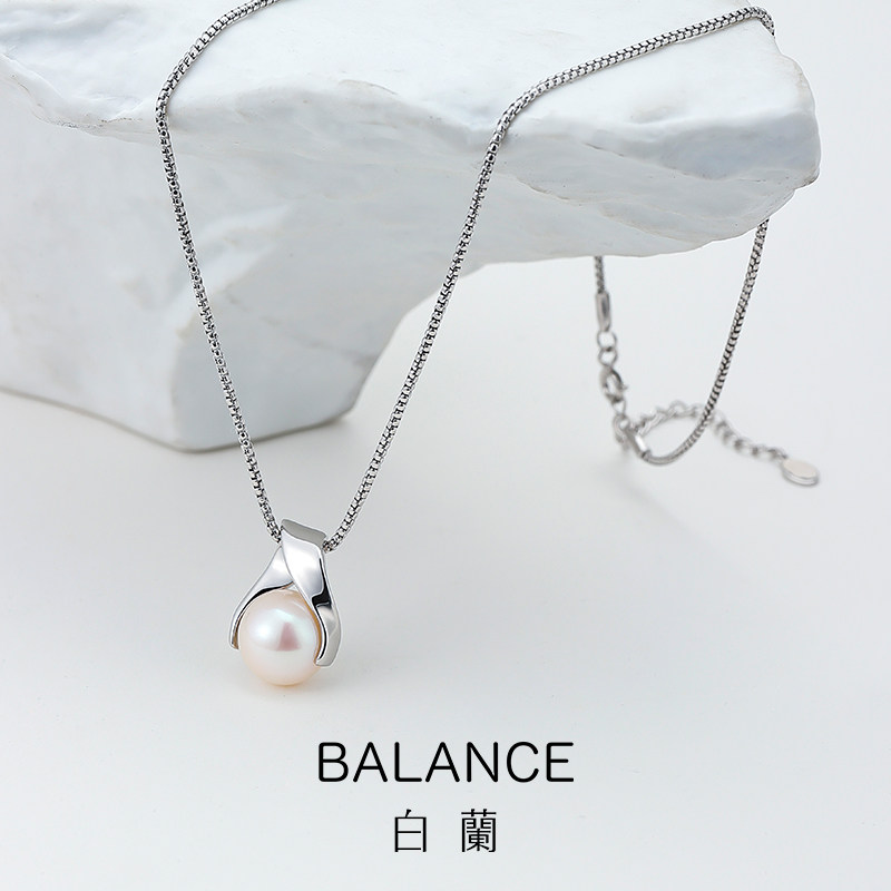 bn白兰淡水珍珠2022年新款纯银项链 bn项链