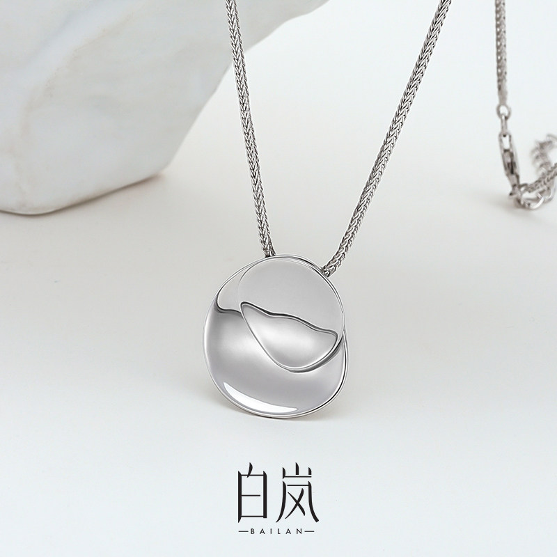 白岚轻奢小众设计感春夏925锁骨链 白岚项链