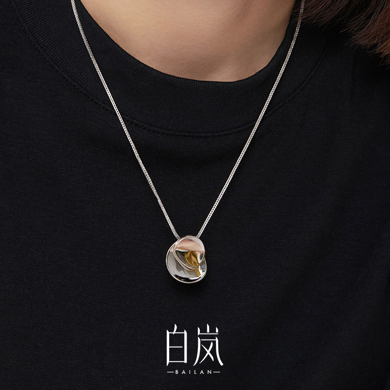 白岚轻奢小众设计感春夏925锁骨链 白岚项链