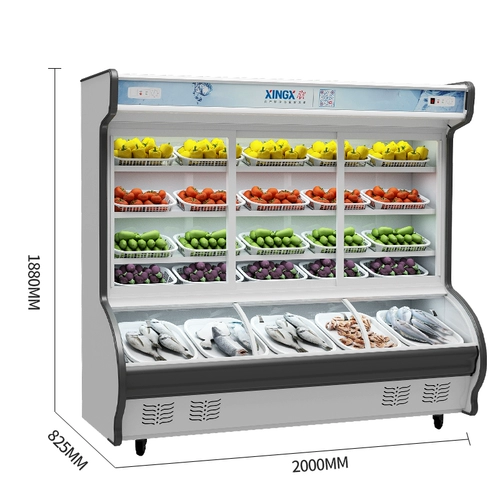 Звездный шкаф шкаф Spicy Cooking Scean Display Fruit Fruit Fruit Fruit и овощи Fresh Sceant Коммерческий охлажденный замороженный Broce Broce
