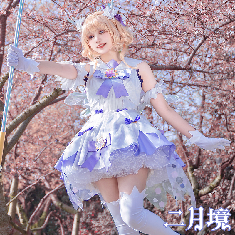 二月境王者荣耀cos服瑶cos时之愿境cosplay瑶妹时之祈愿cos服装女-图0