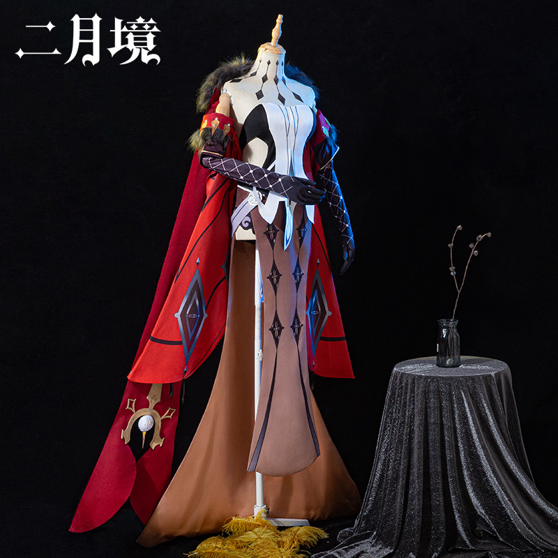 二月境原神cos服女士cosplay愚人众执行官cosply御姐动漫服装女_虎窝淘