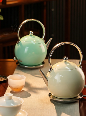 茶皇子复古丸壶电热水壶高颜值