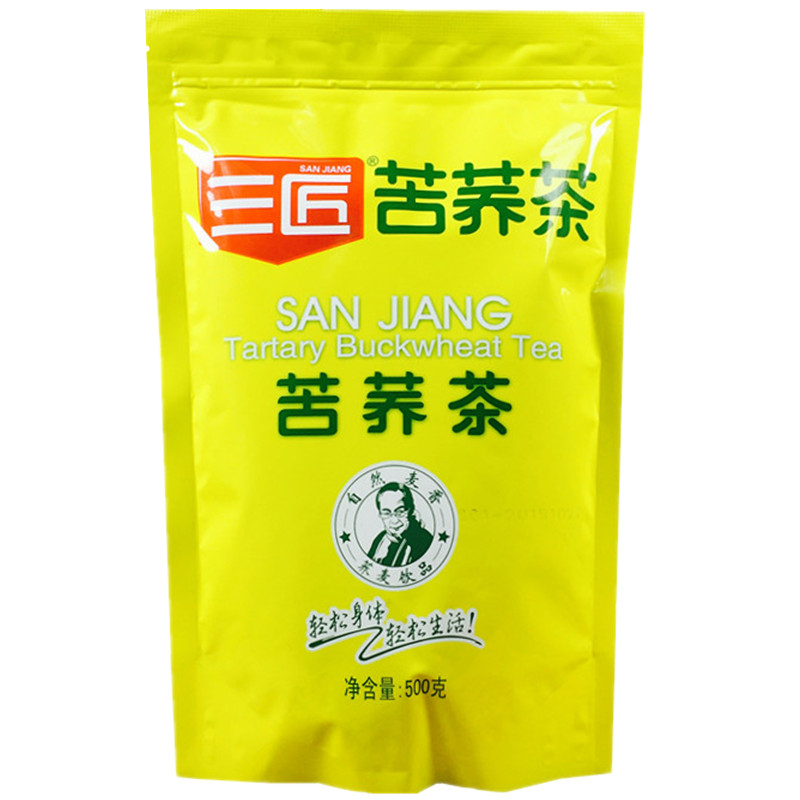 三匠苦荞茶500g袋装四川大凉山正宗荞麦茶麦香型饭店用苦荞花草茶 - 图3