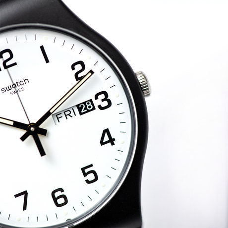 Swatch Swatch Swiss Watch Men's Ladies Watch Simple Luminous Student  Waterproof Calendar Quartz Watch