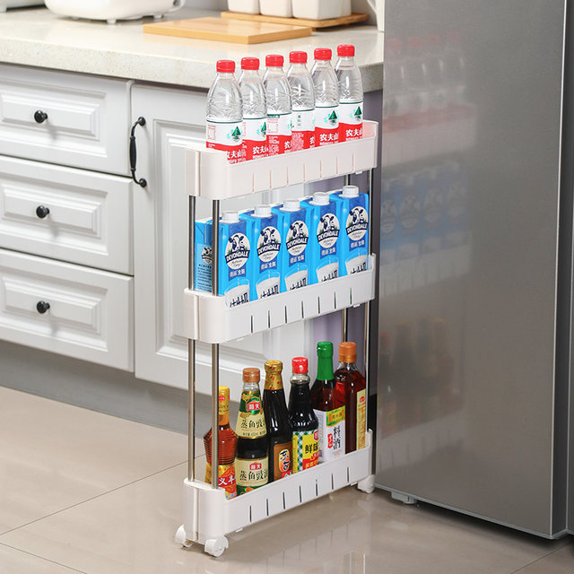 9cm gap small cart storage rack narrow slit bathroom