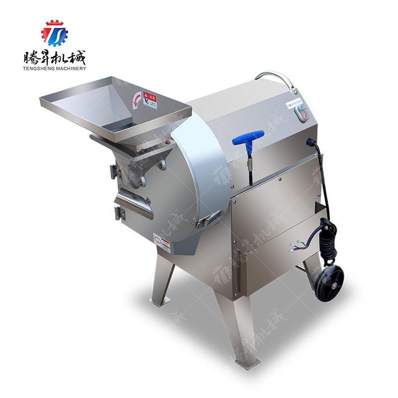 Commercial root vegetable cutting machine, slicing, shredding and dicing, multi-purpose vegetable cutting machine