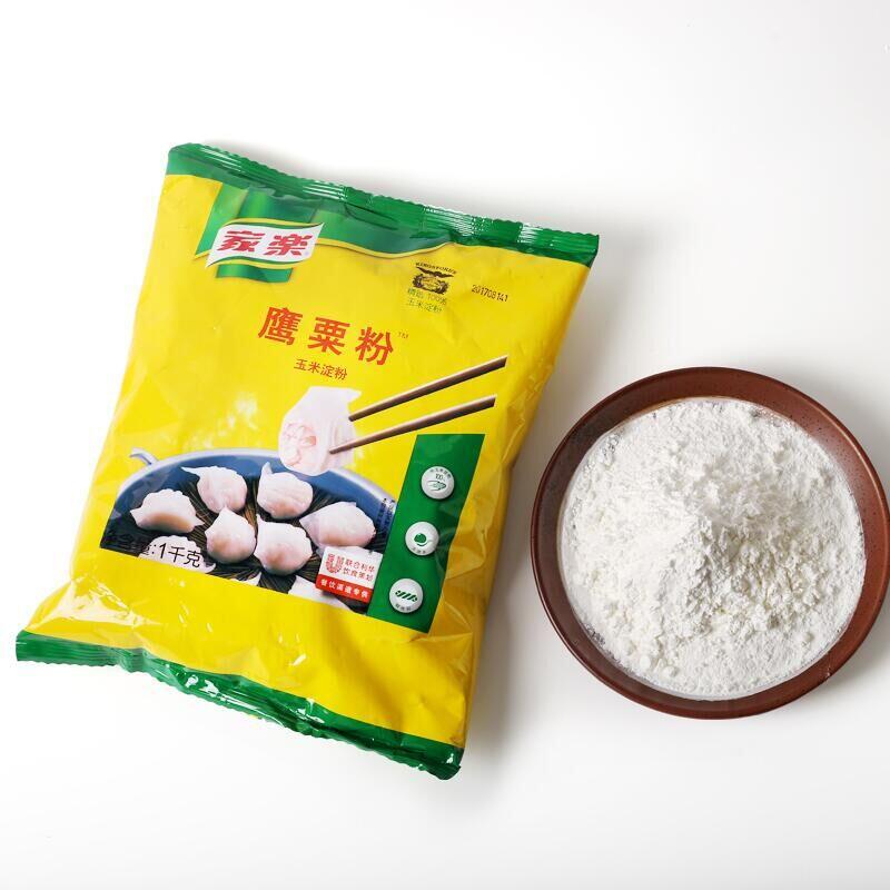 家乐粟粉1kg*2包玉米淀粉鹰粟粉虾饺粉食用生粉勾芡水淀粉烘焙 - 图0