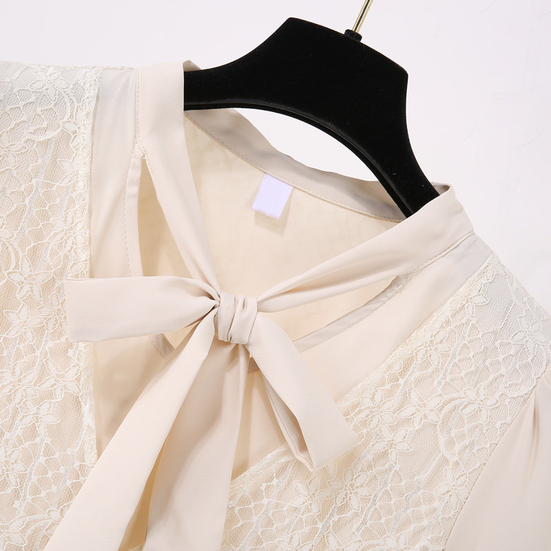 蕾丝连衣裙女装2022年春秋新款长袖 盟蔻连衣裙