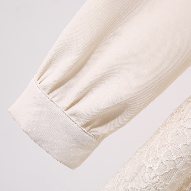 蕾丝连衣裙女装2022年春秋新款长袖 盟蔻连衣裙