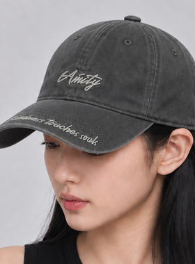 新款时尚字母刺绣棒球帽女