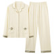 Official authentic pure cotton long-sleeved pajamas for women