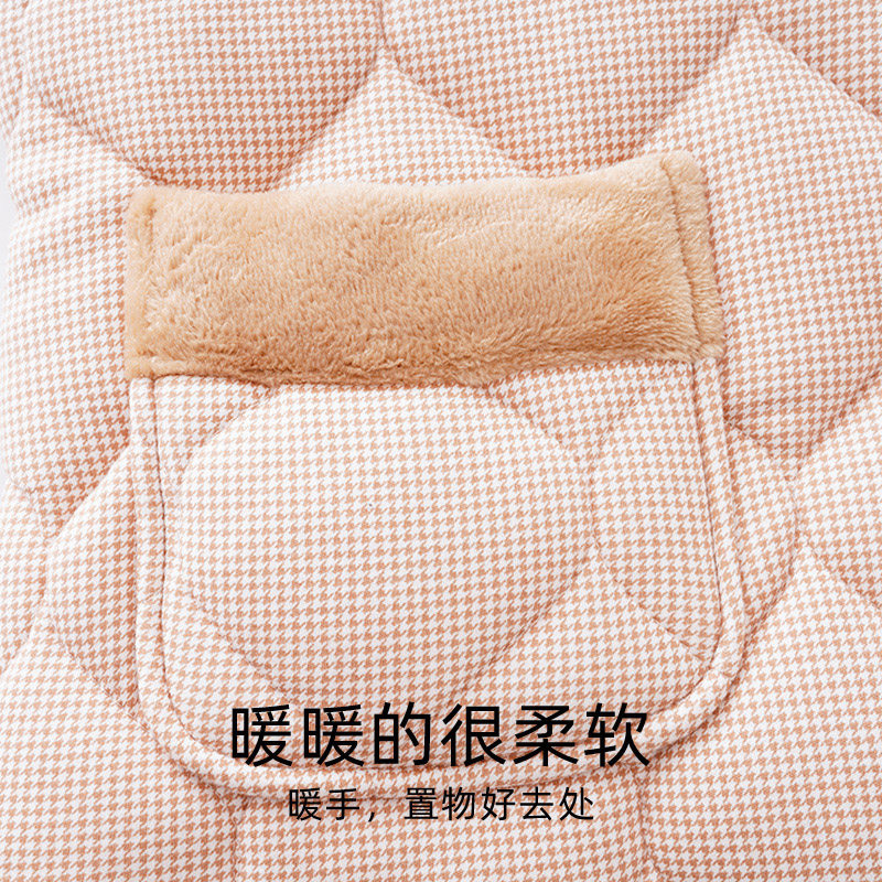 浪莎三层加厚夹棉睡衣女士秋冬季保暖棉袄大码中年妈妈家居服套装,淘宝优惠券,粉丝福利购,淘宝优惠卷