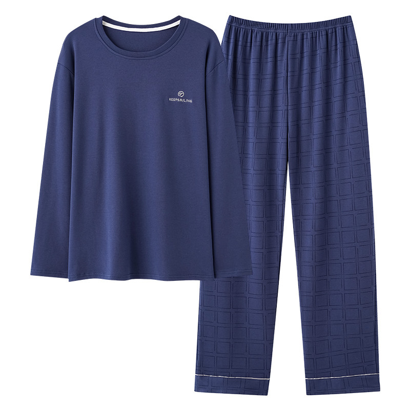 浪莎睡衣男士春秋款纯棉长袖男款秋季薄款2025新款青年套头家居服,淘宝优惠券,粉丝福利购,淘宝优惠卷