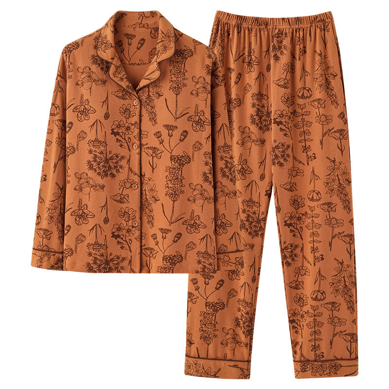 浪莎睡衣女士春秋款纯棉长袖薄款大码秋冬开衫高级感家居服可外穿,淘宝优惠券,粉丝福利购,淘宝优惠卷