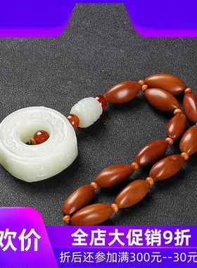 天然和田玉貔貅手把件男女款饕餮纹把件玉石白玉手玩件随身mzr