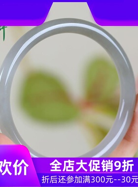 和田玉淡烟紫细圆条手镯女款玉镯子少女款叮当镯内径56mmyzf