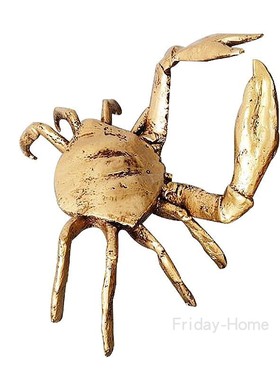 书桌，办公桌摆件大闸蟹美式轻奢