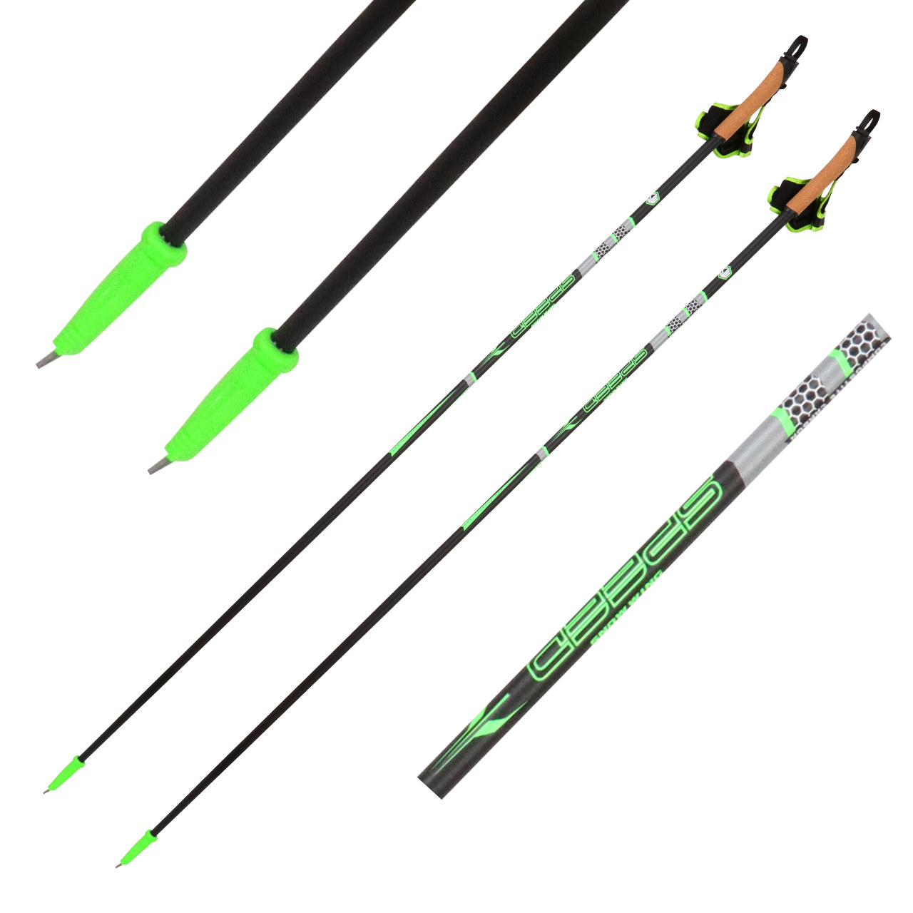 自由款旱地滑雪越野滑轮冬季两项滑轮陆地轮式滑雪板双板陆地滑雪