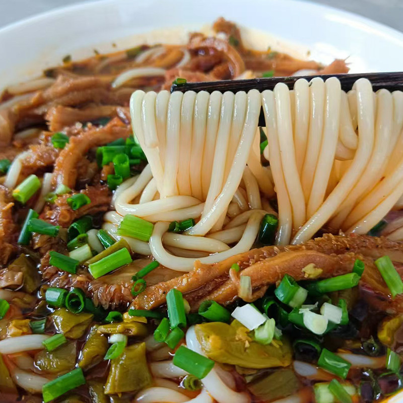 湖南邵阳特产米粉 干粗粉圆粉干粉冷吃现吃美食牛肉木耳豆腐臊子,淘宝优惠券,粉丝福利购,淘宝优惠卷