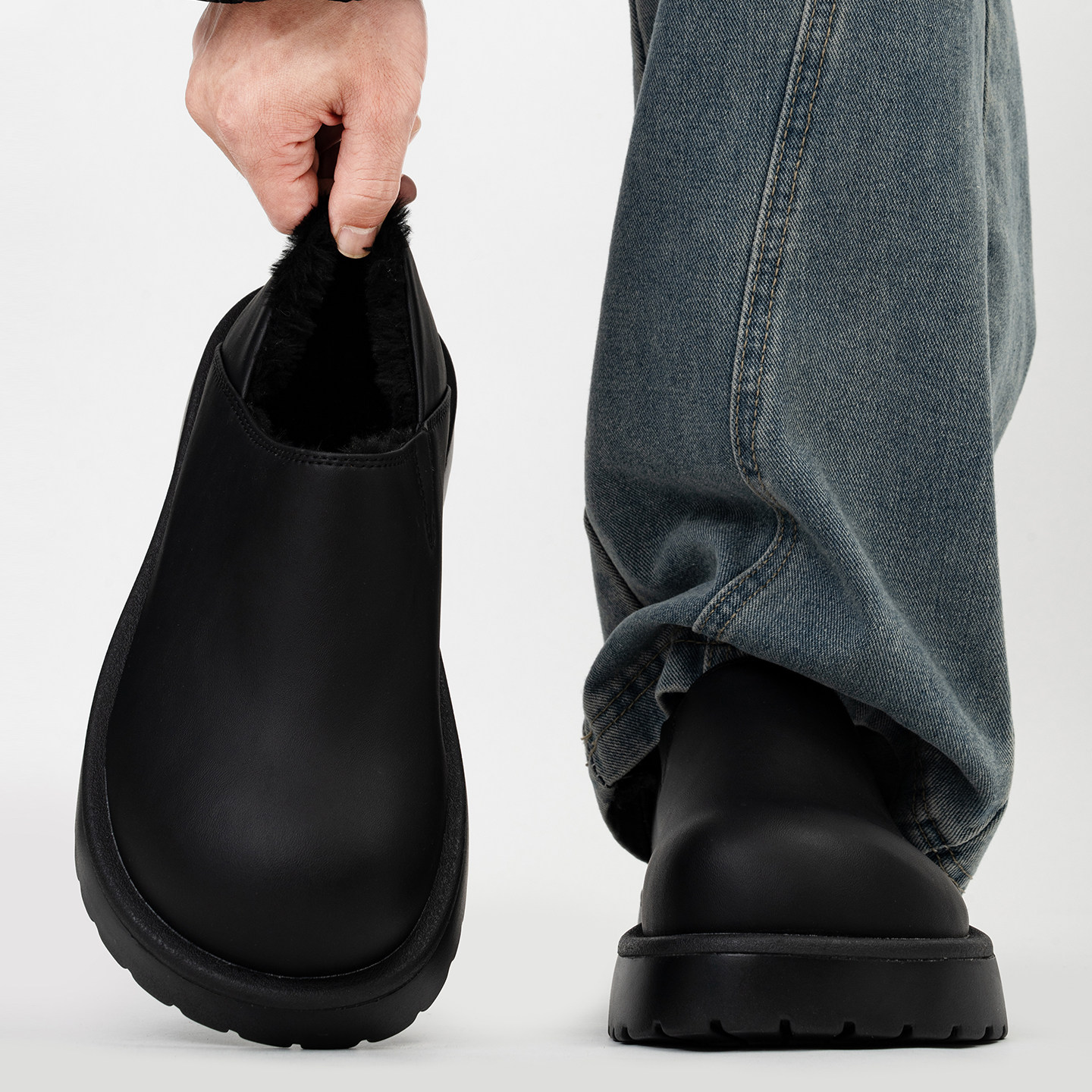 黑武士厚底乐福鞋男冬季加绒保暖东北棉鞋小土豆勃肯大头雪地靴女,淘宝优惠券,粉丝福利购,淘宝优惠卷