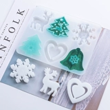 Колокольчик, силиконовая форма, «сделай сам», со снежинками