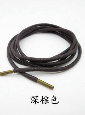 金属头鞋带皮靴长筒靴打蜡鞋绳