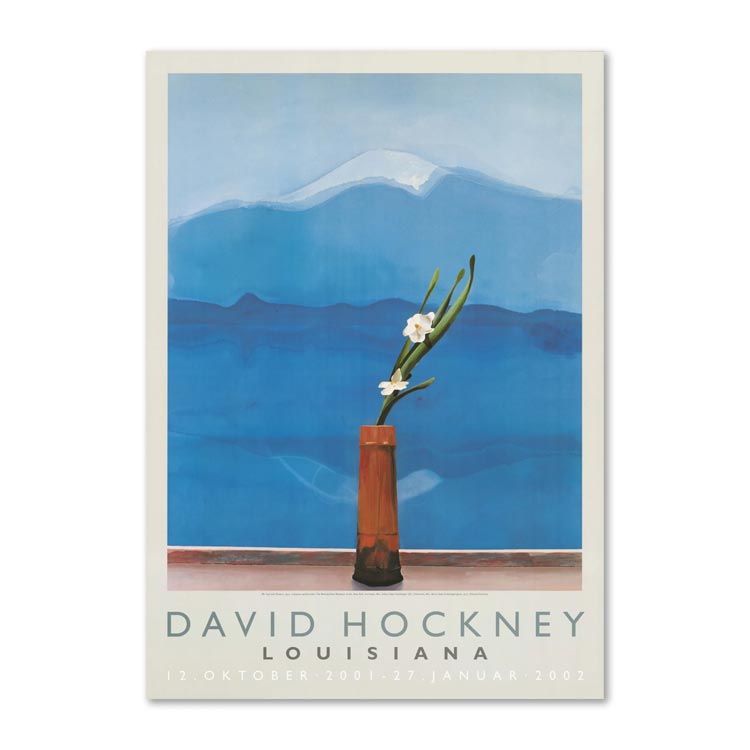 路易斯安那博物馆大卫霍尼克海报DAVID HOCKNEY装饰画挂画 - 图1