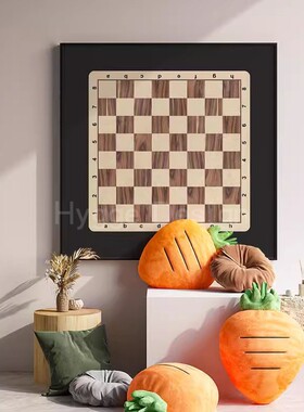 沙发背景墙装饰画欧式方形棋盘格简约大气黑色挂画复古客厅装饰画